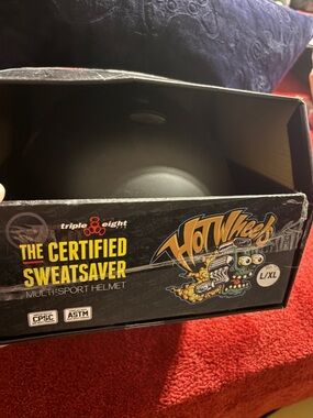 Triple Eight Hot Wheels Certified Sweatsaver Multi-Sport Helmet - Black (L/XL)